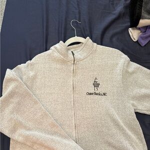 Outer Banks NC Gray Full-Zip Jacket
